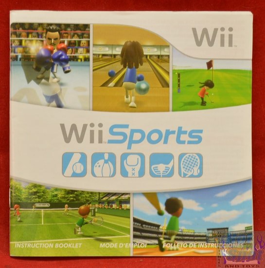 Wii Sports Instruction Boolket