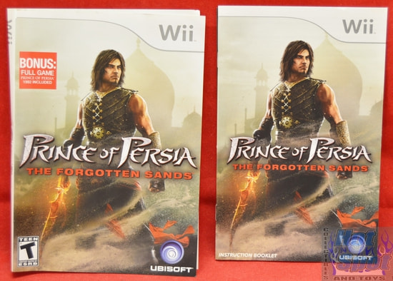 Prince of Persia BOOKLET AND SLIP COVER ONLY