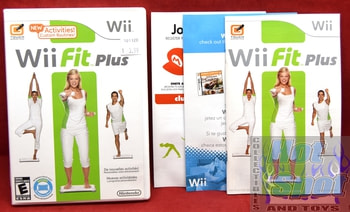 Wii Fit Plus Case, Instructions Booklet and Slip Cover