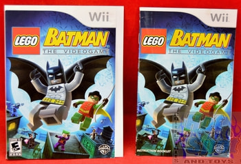 Lego Batman The Video Game Instructions Booklet and Slip Cover