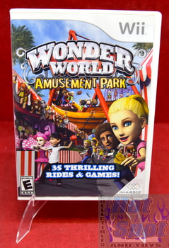 Wonder World Amusement Park Original Case & Booklet
