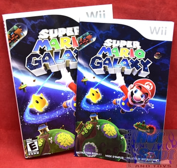 Super Mario Galaxy Slipcover, Booklets & Inserts