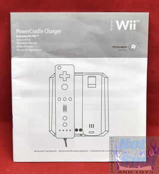 PowerCradle Charger Accessory for Wii Controller Operations Manual