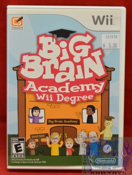 Big Brain Academy Wii Degree Game Nintendo Wii