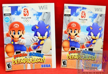 Mario and Sonic at the Olympic Games Instructions Booklet and Slip Cover