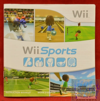 Wii Sports Instruction Boolket