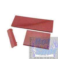 3 Piece Port Dust Cover Replacement Set - Red