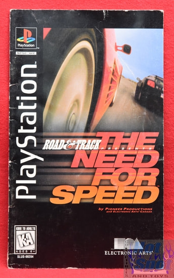 Road & Track Presents The Need for Speed Long Box PS1 Instruction Manual