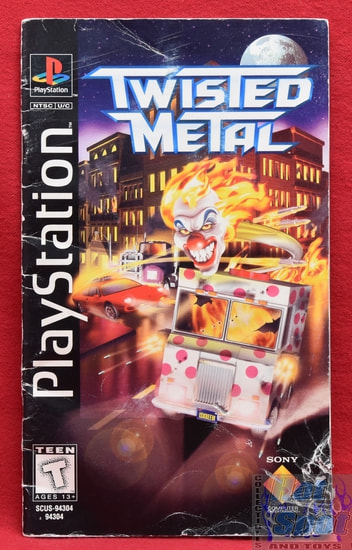 Twisted Metal PS1 Long Box Instruction Manual