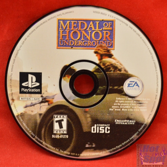 Medal of Honor Underground Game DISC ONLY