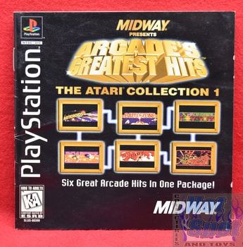 Arcade's Greatest Hits The Atari Collection 1 Instruction Booklet