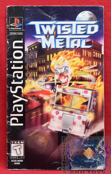 Twisted Metal PS1 Long Box Instruction Manual