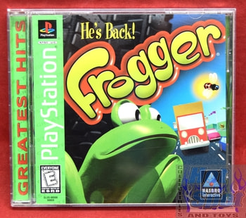 Frogger Case & Booklet