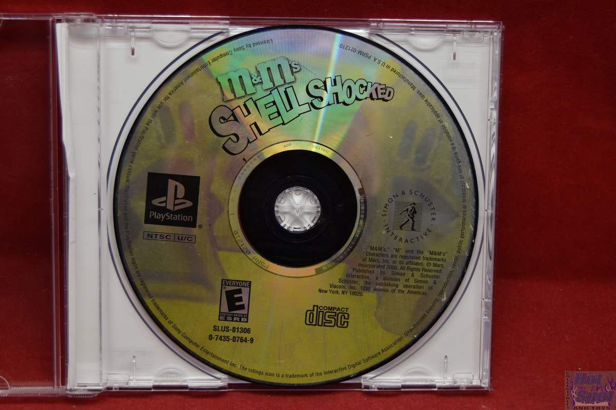 M&M's Shell Shocker - Sony Playstation 1 PS1 PSX - Editorial use