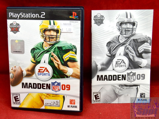 Madden NFL 09 Original Case & Instruction Booklet