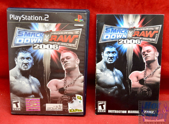 Smack Down vs. Raw 2006 Original Case & Instruction Booklet