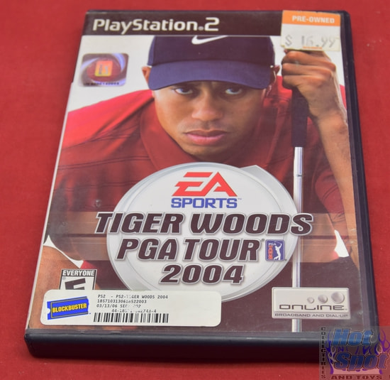 Tiger Woods PGA Tour 2004 PS2 Covers, Cases, and Booklets