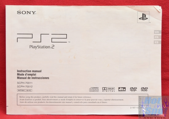 PS2 Slim Console Instruction Manual