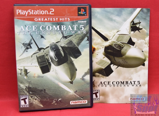 Ace Combat 5 The Unsung War Cases, Slipcovers & Manuals