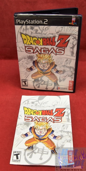 Dragon Ball Z Sagas PS2 Covers, Cases, and Booklets