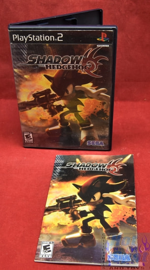 Shadow the Hedgehog PS2 Covers, Cases, and Booklets