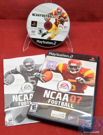 NCAA Football 2007 PS2 Game