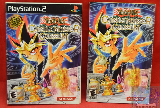 Yugioh Capsule Monster Coliseum Instructions Booklet and Slip Cover