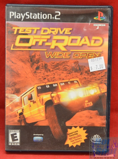 Test Drive Off Road wide Open Game PS2