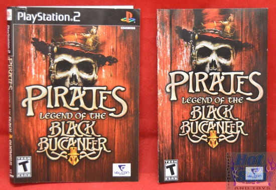 Pirates Legend of the Black Buccaneer Instructions Booklet and Slip Cover