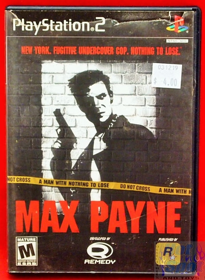 Max Payne Game PS2