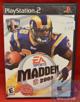 Madden 2003 PS2 Games