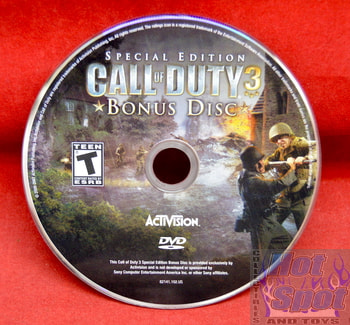 Call of Duty 3 Special Edition Game Bonus Disc Only
