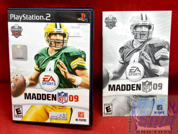 Madden NFL 09 Original Case & Instruction Booklet