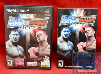 Smack Down vs. Raw 2006 Original Case & Instruction Booklet