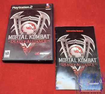 Mortal Kombat Deadly Alliance PS2 Covers, Cases, and Booklets