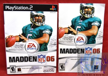 Madden NFL 06 Slip Cover & Booklet