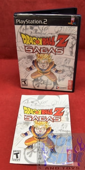 Dragon Ball Z Sagas PS2 Covers, Cases, and Booklets