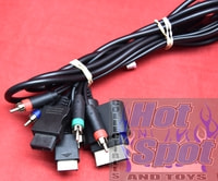 Universal Multi AV HD Component Cable - PS2 PS3 XBOX 360 Wii
