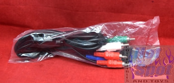 PS2 / PS3 Component RCA AV Cable Cord Unbranded