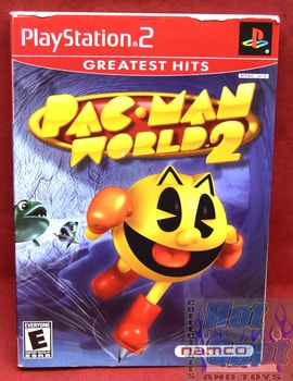 Pac Man World 2 Greatest Hits Slipcover & Booklet