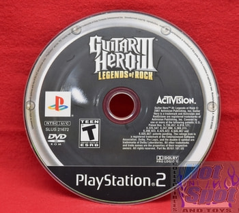 Guitar Hero 3 Legends of Rock Disc Only