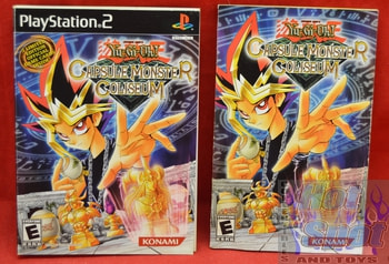 Yugioh Capsule Monster Coliseum Instructions Booklet and Slip Cover