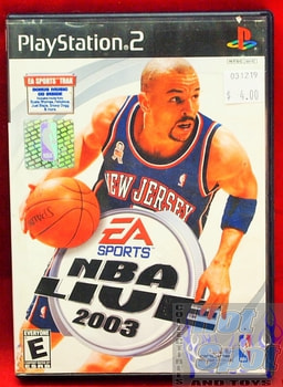 NBA Live 2003 PS2 Game