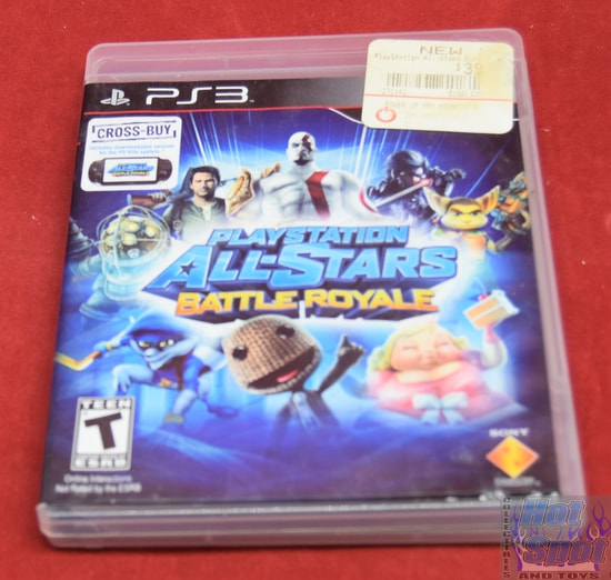 Playstation All Stars Battle Royale PS3 Covers, Cases, and Booklets