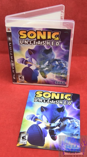 Sonic Unleashed PS3 Covers, Cases, and Booklets
