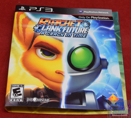 Ratchet and Clank Future A Crack in Time PS3 Covers, Cases, and Booklets
