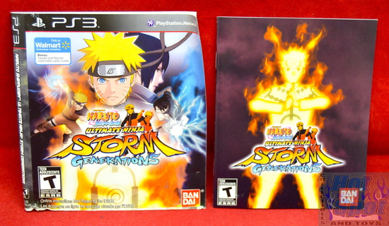 Naruto Shippudem Ultimate Ninja Storm Generations Slip Cover & Booklet