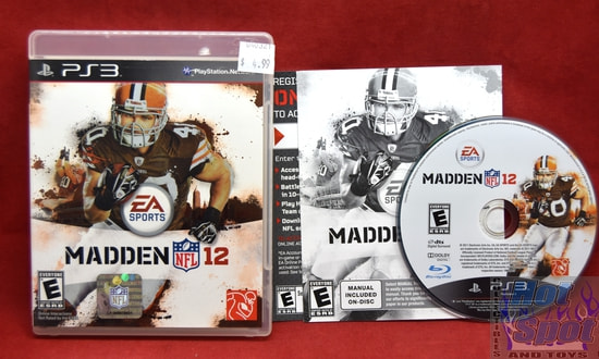 Madden NFL 12 Game CIB