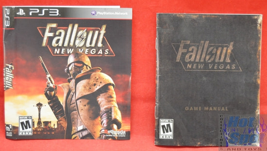 Fallout New Vegas BOOKLET AND SLIP COVER ONLY