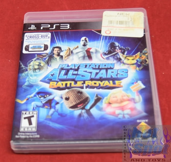 Playstation All Stars Battle Royale PS3 Covers, Cases, and Booklets